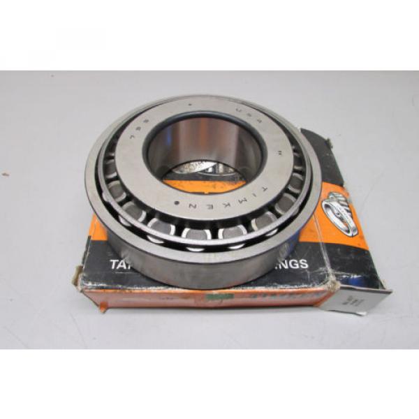 Timken 755 Tapered Roller Bearing Cone With 752 Cup! Set. #1 image