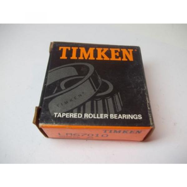 NIB TIMKEN TAPERED ROLLER BEARINGS MODEL # LM67010 NEW OLD STOCK 200008 99 #1 image