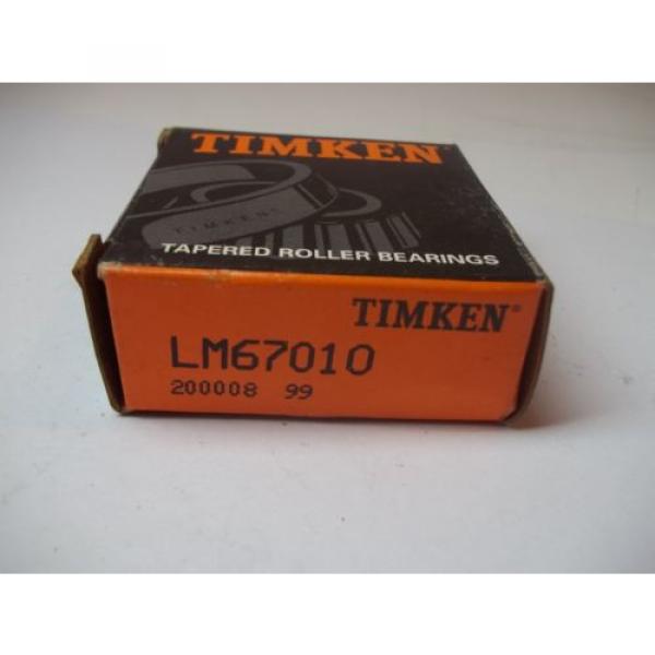 NIB TIMKEN TAPERED ROLLER BEARINGS MODEL # LM67010 NEW OLD STOCK 200008 99 #2 image