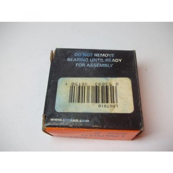 NIB TIMKEN TAPERED ROLLER BEARINGS MODEL # LM67010 NEW OLD STOCK 200008 99 #4 image