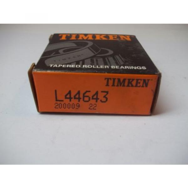NIB TIMKEN TAPERED ROLLER BEARINGS MODEL # L44643 NEW OLD STOCK 200009 22 #2 image