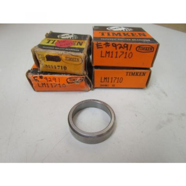 NEW TIMKEN TAPERED ROLLER BEARING OUTER RACE LM11710 &#034;LOT OF 4&#034; #1 image