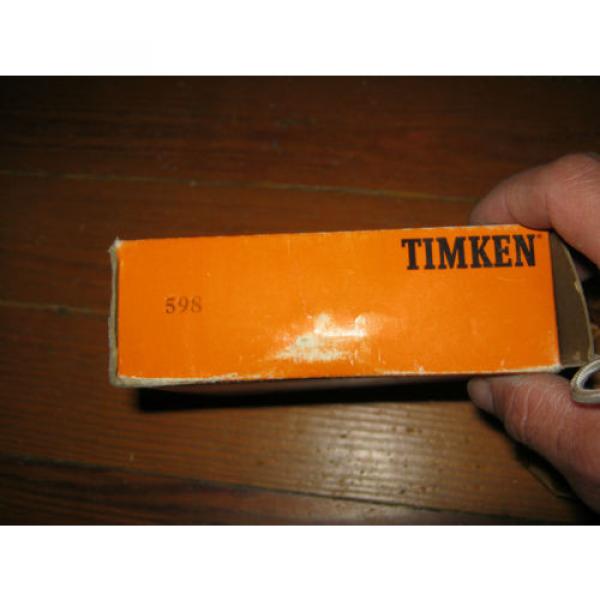 Timken 598 Tapered Roller Bearing In Vintage Box #3 image
