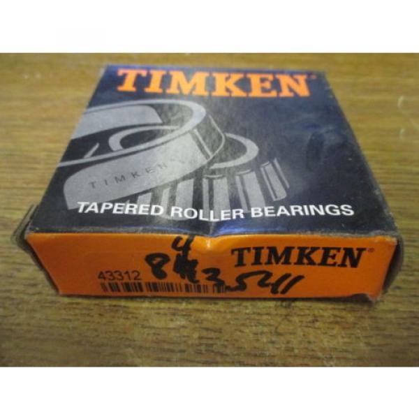 NEW TIMKEN LOT OF 4 TAPERED ROLLER BEARINGS 43312 #3 image