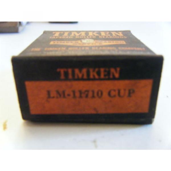 1 NIB TIMKEN LM11710 TAPERED ROLLER BEARING CUP NOS VINTAGE #4 image