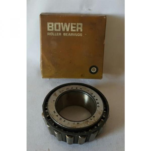 TIMKEN BOWER # 26880 TAPER ROLLER BEARING MADE IN USA NEW OLD STOCK NOS #2 image