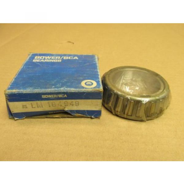 NEW BOWER LM 104949 TAPERED ROLLER BEARING LM104949  2&#034; ID 15/16&#034; W NIB #1 image