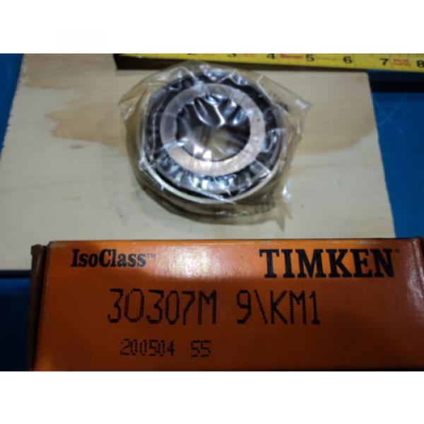 TIMKEN TAPERED ROLLER BEARINGS 30307M9/KM1 ISOCLASS BEARING #1 image