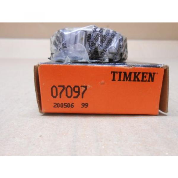 1 NIB TIMKEN 07097 TAPERED ROLLER BEARING CONE 0.9843 IN ID,0.5613 IN CONE WID #2 image
