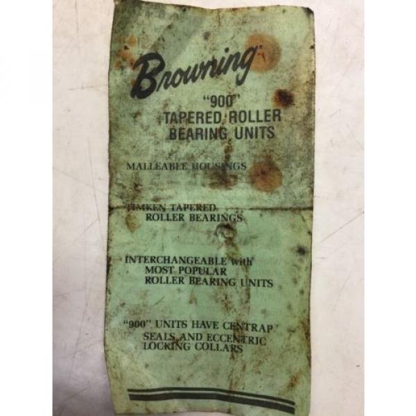Browning Tapered Roller Bearing Unit FS900x1 #3 image