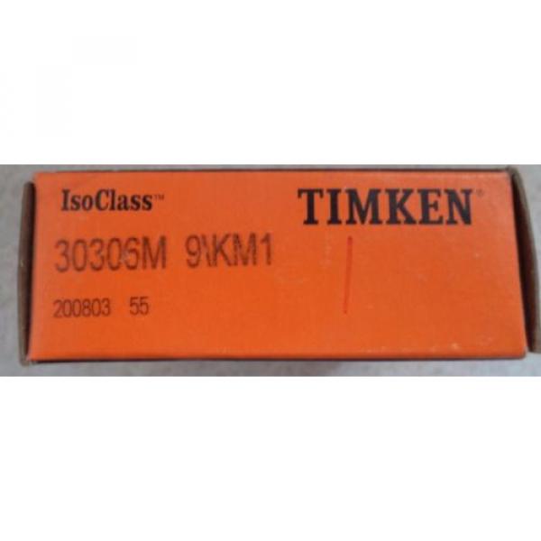 Timken IsoClass Tapered Roller Bearing 30306M 9/KM1 #2 image