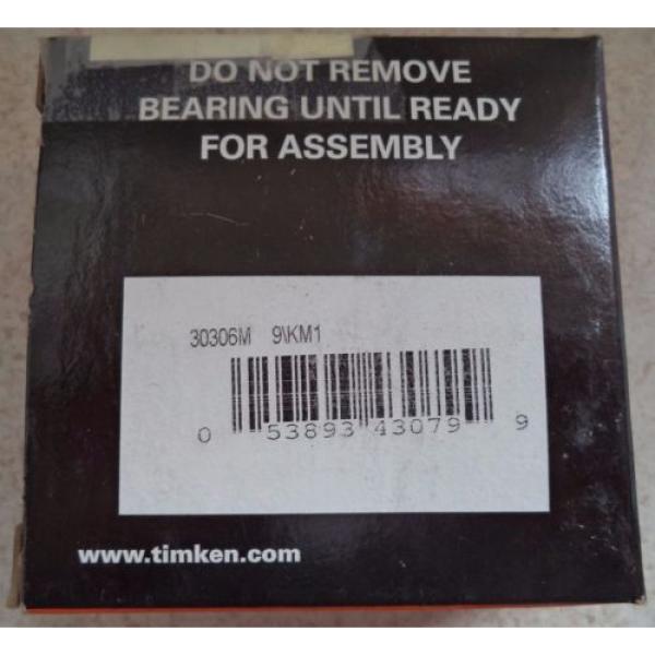 Timken IsoClass Tapered Roller Bearing 30306M 9/KM1 #3 image