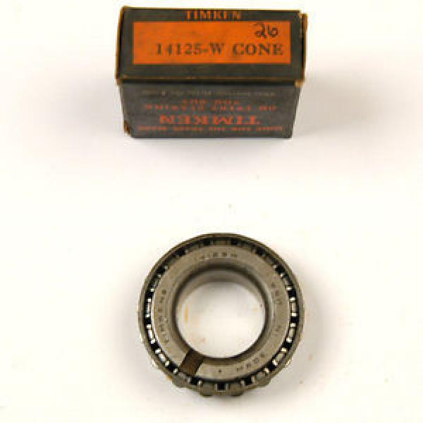 14125-W TIMKEN TAPERED ROLLER BEARING (CONE ONLY) (A-1-3-5-26) #1 image
