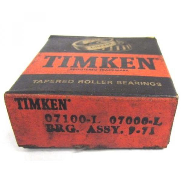 TIMKEN TAPERED ROLLER BEARING 07100-L #5 image