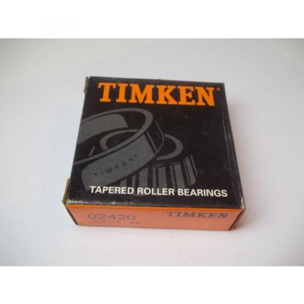 NIB TIMKEN TAPERED ROLLER BEARINGS MODEL # 02420 NEW OLD STOCK 200105 22 #1 image