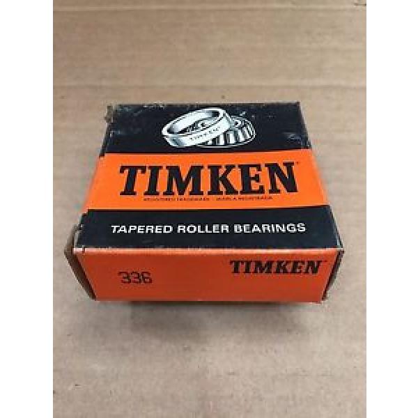 TIMKEN TAPERED ROLLER BEARING #336 Cone Brand New! #1 image