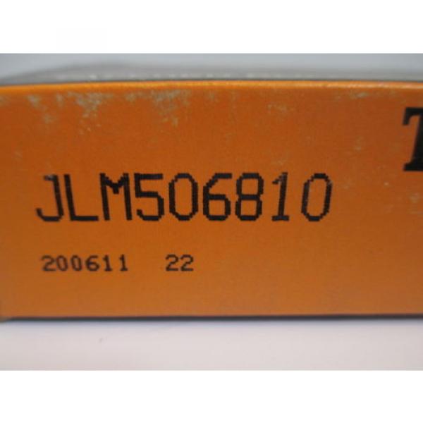 TIMKEN JLM506810 TAPERED ROLLER BEARING MANUFACTURING CONSTRUCTION NEW #2 image