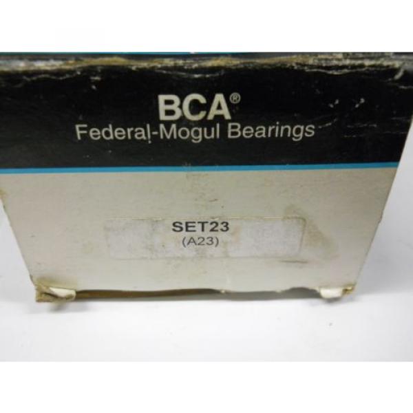 BCA FEDERAL MOGUL A23 TAPERED ROLLER BEARING ASSEMBLY SET23 NEW IN BOX #3 image