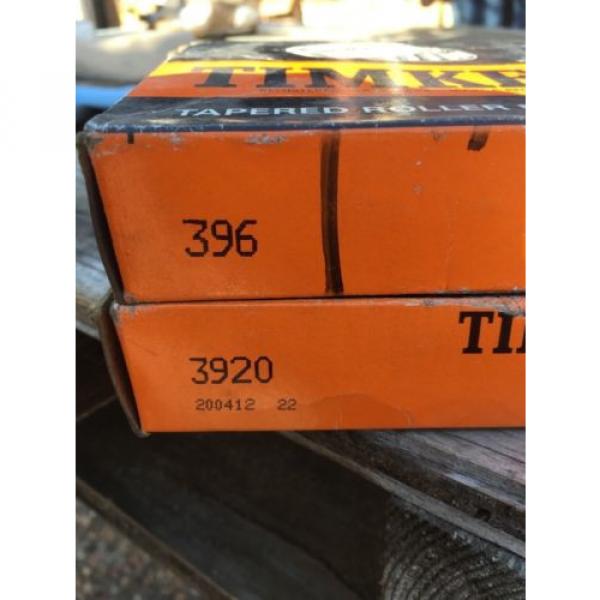 LOT OF 2 TIMKEN TAPERED ROLLER BEARING RACE 396 3920 #2 image