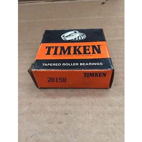 TIMKEN TAPERED ROLLER BEARING #28158 Cone Brand New! #1 image