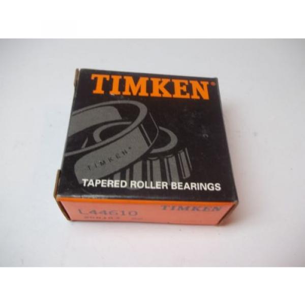 NIB TIMKEN TAPERED ROLLER BEARINGS MODEL # L44610 NEW OLD STOCK 200103 22 #1 image