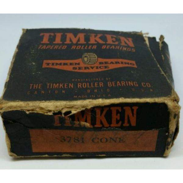 VINTAGE NOS NEW TIMKEN TAPERED ROLLER BEARING #3781 Cone Brand Lot 2 #4 image