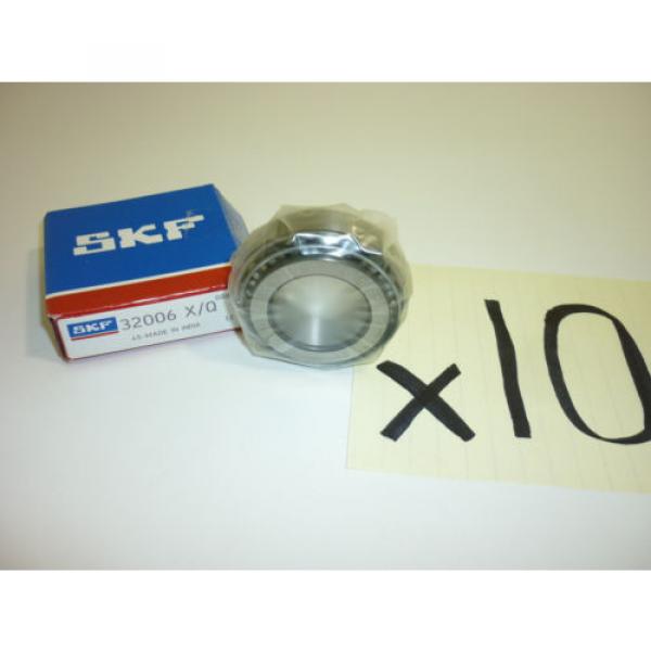 (10) SKF 32006 X/Q TAPERED ROLLER TRAILER BEARINGS #1 image