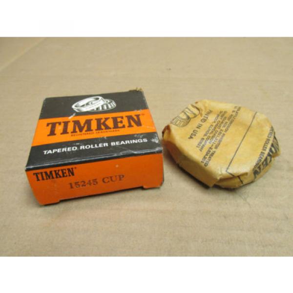 NIB TIMKEN 15245 CUP/RACE 62mm OD 16mm Width FOR TAPERED ROLLER BEARING NEW #1 image