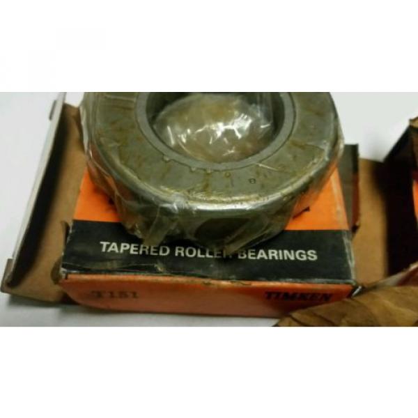 3-TIMKEN TAPERED ROLLER BEARINGS T151,1986,AND 1174 #2 image