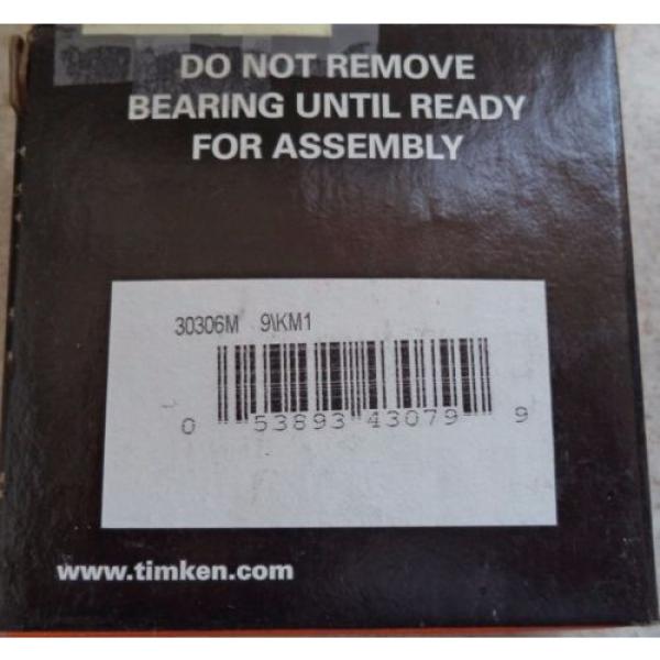 Timken IsoClass 30306M 9\KM1 Tapered Roller Bearing #2 image