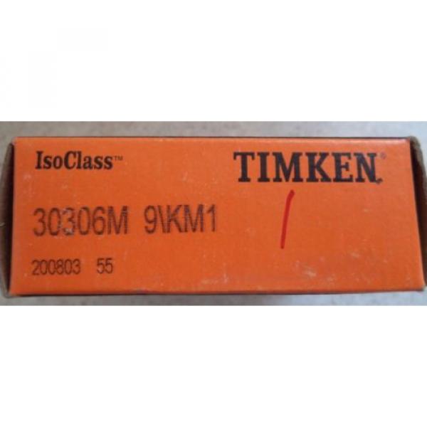 Timken IsoClass 30306M 9\KM1 Tapered Roller Bearing #3 image