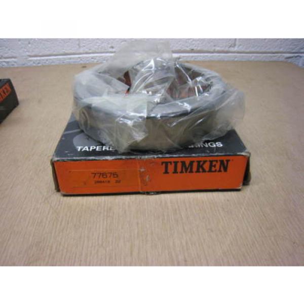 NEW Timken 77675 Tapered Roller Bearing Cup Chrome Steel 6.75&#034; OD, 1.50 Width #1 image