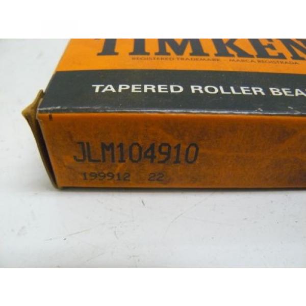 LOT OF 2  NEW TIMKEN JLM104910 BEARING TAPERED ROLLER SINGLE CUP #2 image