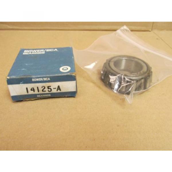 NIB BOWER/BCA 14125-A TAPERED ROLLER BEARING 14125A 14125 A 1-1/4&#034; ID TYSON #1 image