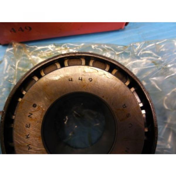 NEW TIMKEN 449 TAPERED ROLLER BEARING CONE INDUSTRIAL BEARINGS MADE USA #2 image