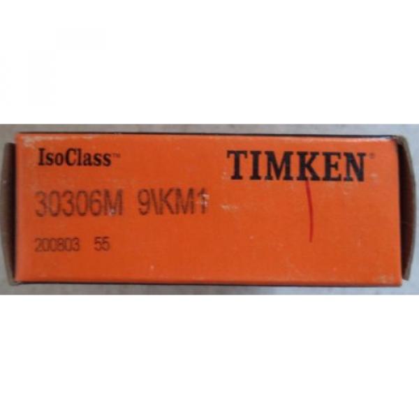 Timken IsoClass 30306M 9\KM1 Tapered Roller Bearing #3 image