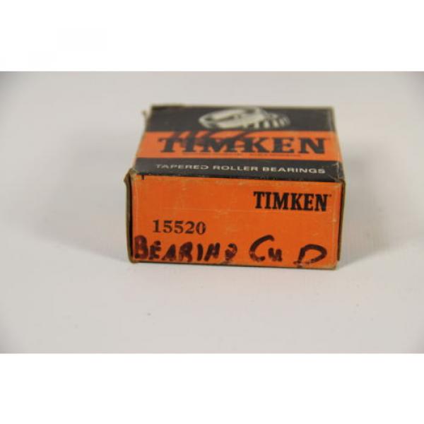 LOT OF 2 Timken 15520 Tapered Roller Bearing Outer Race, 2.250&#034; OD, 0.5313&#034; Cup #2 image
