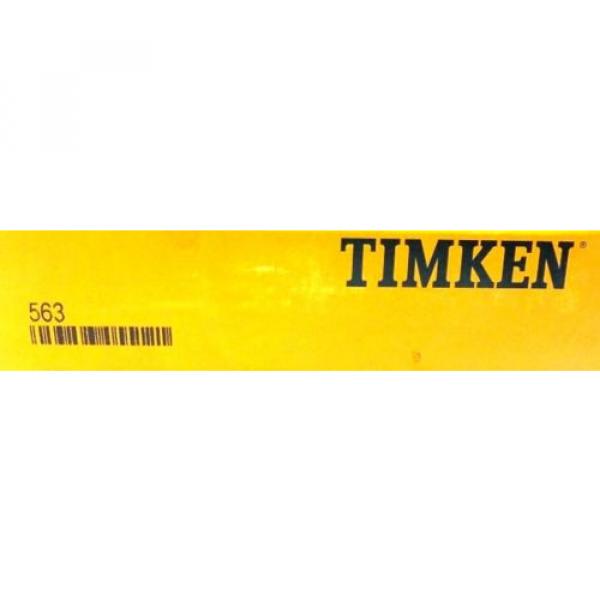 TIMKEN TAPERED ROLLER BEARING 563, STEEL, OD 5&#034;, W 1 1/8&#034;, MADE IN USA #2 image