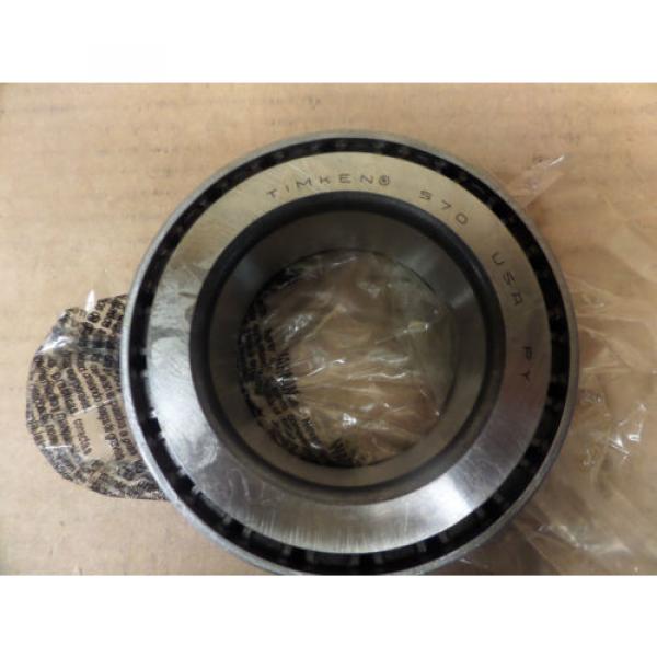 Timken Tapered Roller Bearing Cone 570 New #3 image