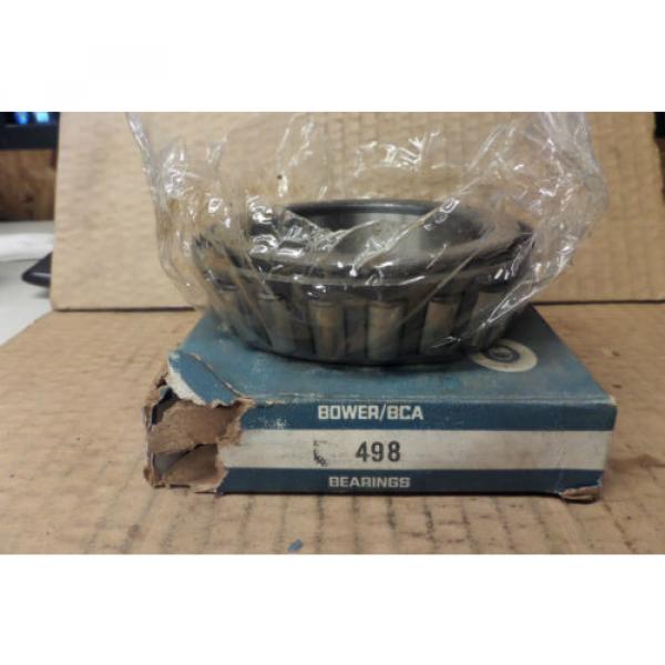 Bower Tapered Roller Bearing Cone 498 New #1 image