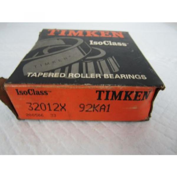 TIMKEN TAPERED ROLLER BEARING 32012X 92KA1 #6 image