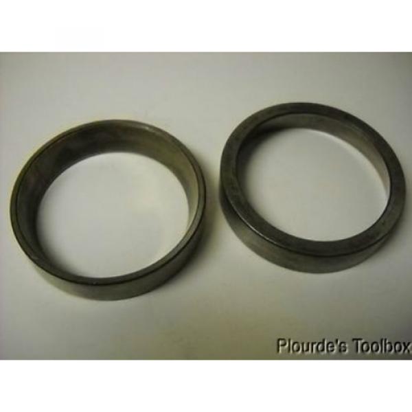 Lot (2) Used Timken 28622 Tapered Roller Bearing Cups, 3-27/31&#034; OD x 0.7656&#034; W #1 image