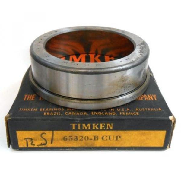 TIMKEN TAPERED ROLLER BEARING CUP 65320B, 63520-B, 4.5000&#034; OD, SINGLE CUP #1 image