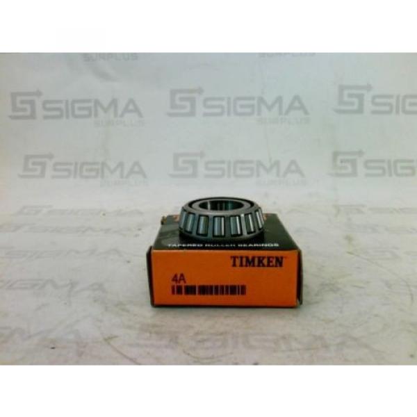 Timken 4A Tapered Roller Bearing New #1 image