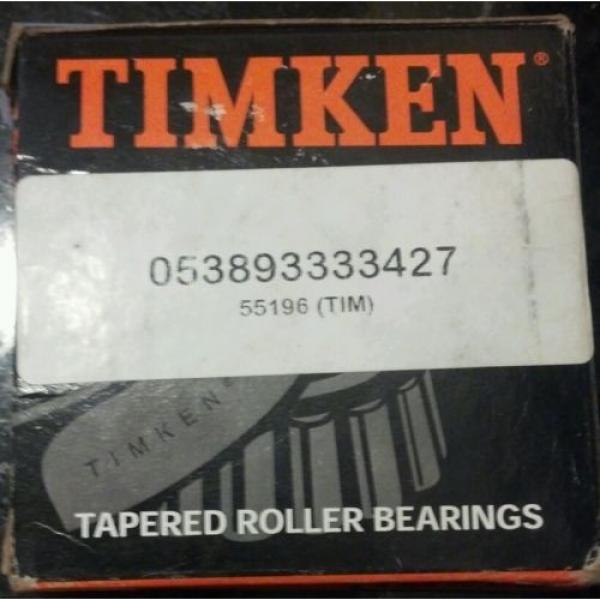 NEW Timken Tapered Roller Bearing 55196 (0-53893-33342-7), *TIMKEN* #1 image