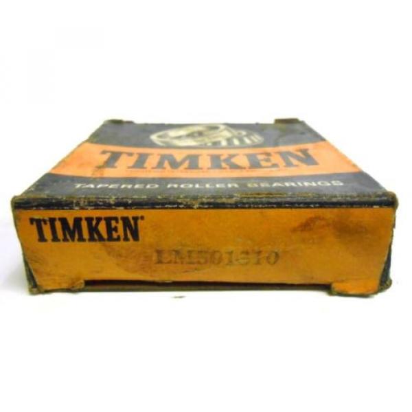 TIMKEN TAPERED ROLLER BEARING, LM501310, NOS #2 image