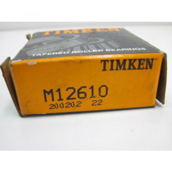 TIMKEN TAPERED ROLLER BEARING M12610 #5 image