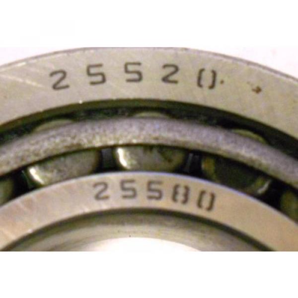 UNKNOWN BRAND TAPERED ROLLER BEARING CONE 25580 AND CUP 25520 #2 image