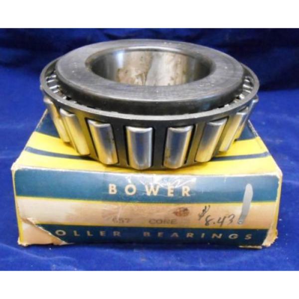 BOWER, TAPER ROLLER BEARING, 657 CONE, 2.8750&#034; BORE #1 image