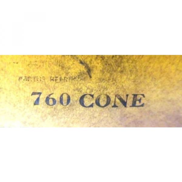 TIMKEN TAPERED ROLLER BEARING CONE 760, INNER RING WIDTH 1.9&#034;, 3-9/16&#034; BORE, NIB #2 image